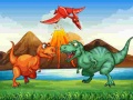 Žaidimas Colorful Dinosaurs Match 3