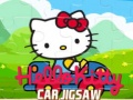 Žaidimas Hello Kitty Car Jigsaw