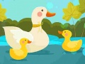 Žaidimas Mother Duck and Ducklings Jigsaw