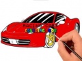 Žaidimas Racing Cars Coloring book