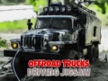 Žaidimas Offroad Trucks Driving Jigsaw