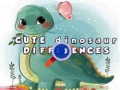 Žaidimas Cute Dinosaur Differences