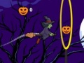 Žaidimas Flying witch halloween