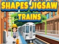 Žaidimas Shapes jigsaw trains