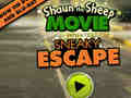 Žaidimas Shaun The Sheep: Movie Sneaky Escape