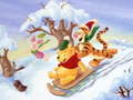 Žaidimas Winnie the Pooh Christmas Jigsaw Puzzle 2