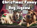 Žaidimas Christmas Funny Dog Jigsaw