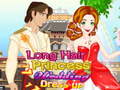 Žaidimas Long Hair Princess Wedding Dress up