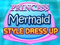 Žaidimas Princess Mermaid Style Dress Up