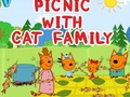 Žaidimas Picnic With Cat Family
