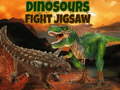 Žaidimas Dinosaurs Fight Jigsaw