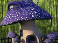 Žaidimas Funny Mushroom Houses Jigsaw