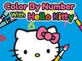 Žaidimas Color By Number With Hello Kitty