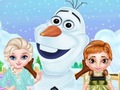 Žaidimas Frozen Sisters Snow Fun