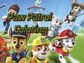 Žaidimas Paw Patrol Coloring