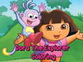 Žaidimas Dora The Explorer Coloring