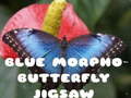 Žaidimas Blue Morpho Butterfly Jigsaw