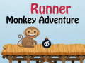 Žaidimas Runner Monkey Adventure