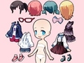 Žaidimas Chibi Anime Princess Doll