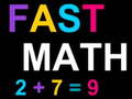 Žaidimas Fast Math