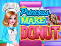 Žaidimas Princess Make Donut Cooking