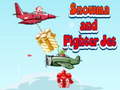 Žaidimas Snowman and Fighter Jet
