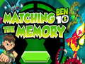 Žaidimas Ben 10 Matching The Memory