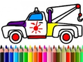 Žaidimas Back To School: Truck Coloring Book