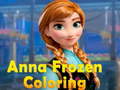 Žaidimas Anna Frozen Coloring