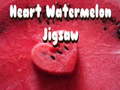 Žaidimas Heart Watermelon Jigsaw