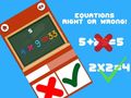 Žaidimas Equations Right or Wrong