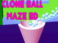 Žaidimas Clone Ball Maze 3D