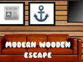 Žaidimas Modern Wooden House Escape
