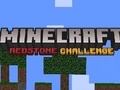 Žaidimas Minecraft Redstone Challenge