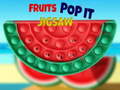 Žaidimas Fruits Pop It Jigsaw