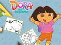 Žaidimas Dora the Explorer the Coloring Book