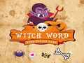 Žaidimas Witch Word Halloween Puzzel Game