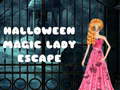 Žaidimas Halloween Magic Lady Escape
