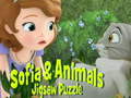 Žaidimas Sofia And Animals Jigsaw Puzzle