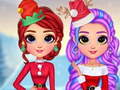 Žaidimas Rainbow Girls Christmas Outfits