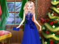 Žaidimas Elsa Frozen Christmas Dress up