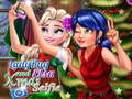 Žaidimas Ladybug And Elsa Xmas Selfie