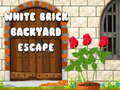 Žaidimas White Brick Backyard Escape