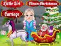 Žaidimas Little Girl Clean Christmas Carriage