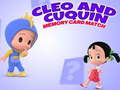 Žaidimas Cleo and Cuquin Memory Card Match