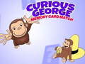Žaidimas Curious George Memory Card Match