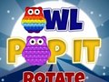 Žaidimas Owl Pop It Rotate