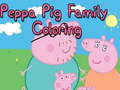 Žaidimas Peppa Pig Family Coloring