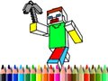 Žaidimas Back to School: Minecraft Coloring