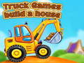 Žaidimas Truck games build a house